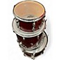 Vintage 1960s Slingerland 3 Piece Bop Red Sparkle Drum Kit