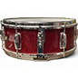Vintage 1960s Slingerland 5.5X14 Snare Red Sparle Drum