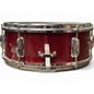Vintage 1960s Slingerland 5.5X14 Snare Red Sparle Drum