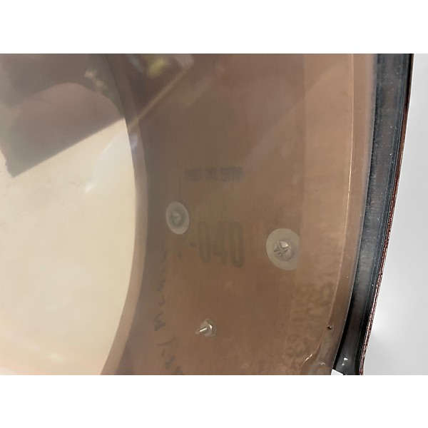 Vintage 1950s Leedy 5X14 Snare Red Sparkle Drum