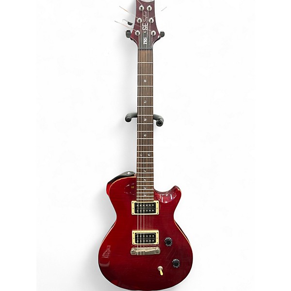 Used PRS Singlecut SE Trans Red Solid Body Electric Guitar
