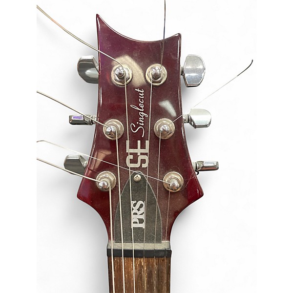 Used PRS Singlecut SE Trans Red Solid Body Electric Guitar