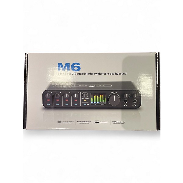 Used 2020s MOTU M6 Audio Interface