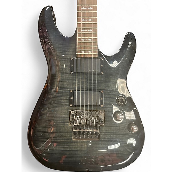 Used Schecter Guitar Research Demon 6 Charcoal Solid Body Electric Guitar