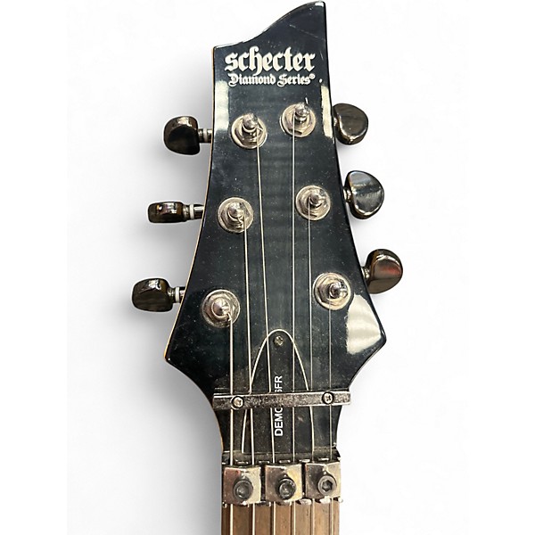 Used Schecter Guitar Research Demon 6 Charcoal Solid Body Electric Guitar