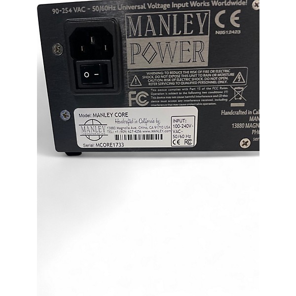 Used Manley CORE CHANNEL STRIP
