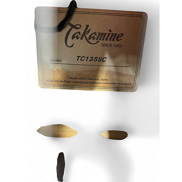 Used Takamine TC132SC Natural Acoustic Electric Guitar