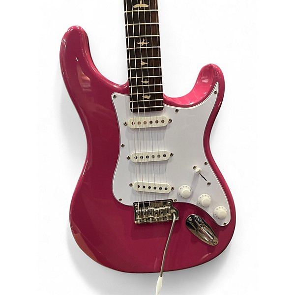 Used PRS SE Silver Sky Dragonfruit Solid Body Electric Guitar