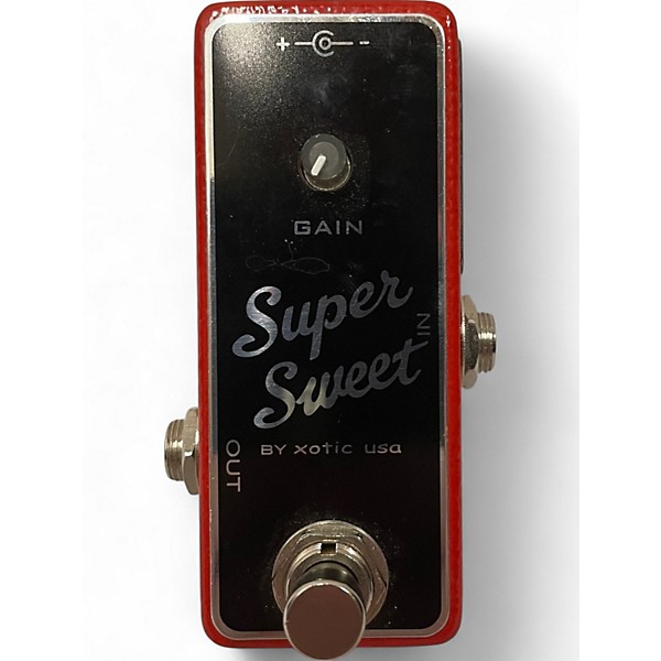 Used Xotic Super Sweet Booster Effect Pedal