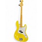 Used Fender Mark Hoppus Signature Jazz Bass Yellow Electric Bass Guitar thumbnail