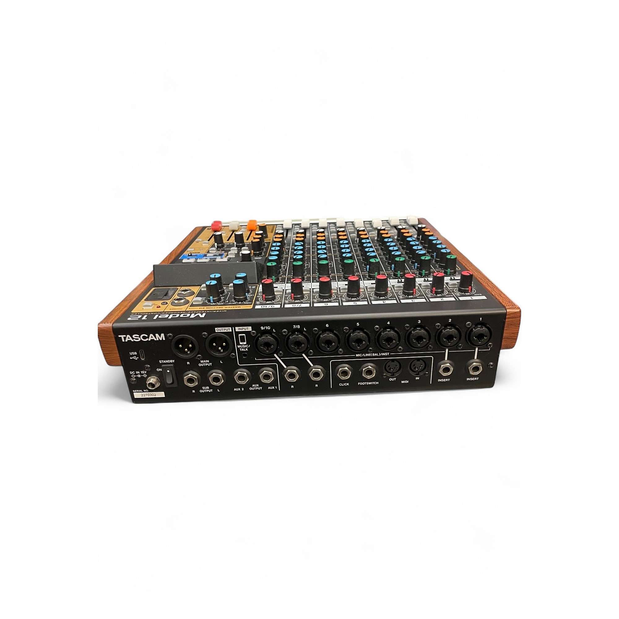 TASCAM Model 12 ミキサー Model 12 | 12-Track Digital Recording Mixer With DAW