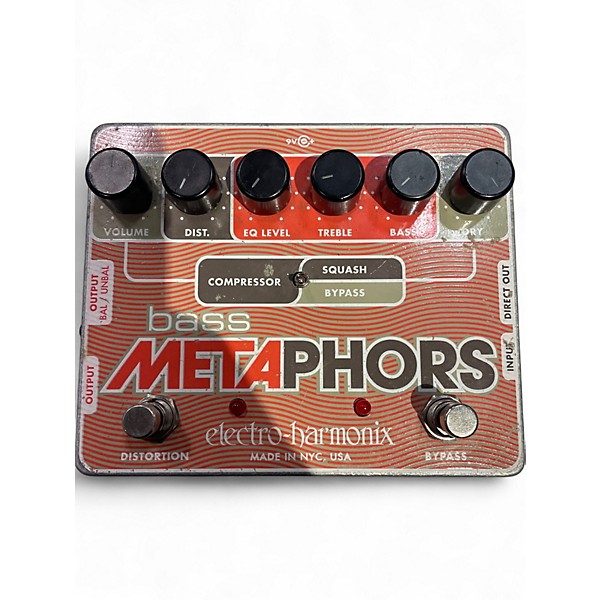 Used Electro-Harmonix Bass Metaphors Compressor Bass Effect Pedal