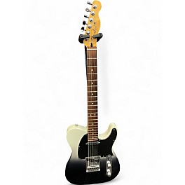 Used Fender Player Plus Telecaster 2 TONE BLACK AND WHITE Solid Body Electric Guitar