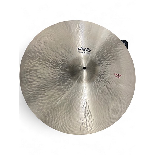 Used Paiste 24in Formula 602 Medium Ride Cymbal