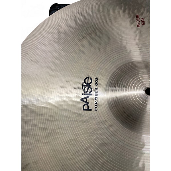 Used Paiste 24in Formula 602 Medium Ride Cymbal