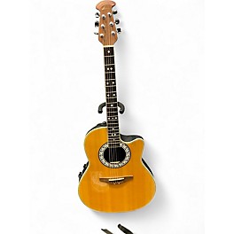 Used Ovation CC57 Natural Acoustic Electric Guitar