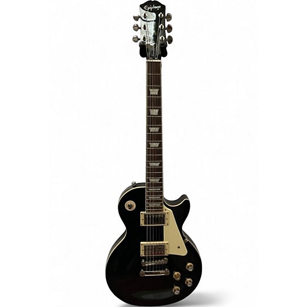 Used 2022 Epiphone Les Paul Standard Ebony Solid Body Electric Guitar