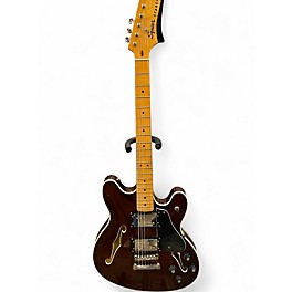 Used Squier Classic Vibe Starcaster Mahogany Hollow Body Electric Guitar