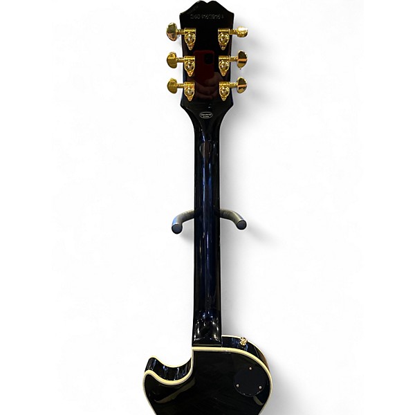 Used 2020s Epiphone Les Paul Custom Blackback Antique Ivory Solid Body Electric Guitar