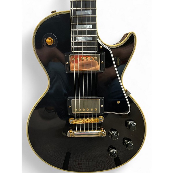 Used Gibson Murphy Lab 1957 Reissue Light-Aged Les Paul Black Solid Body Electric Guitar