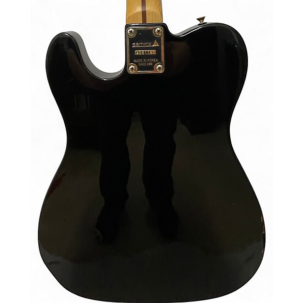 Used Samick ray benson telecaster Black Solid Body Electric Guitar