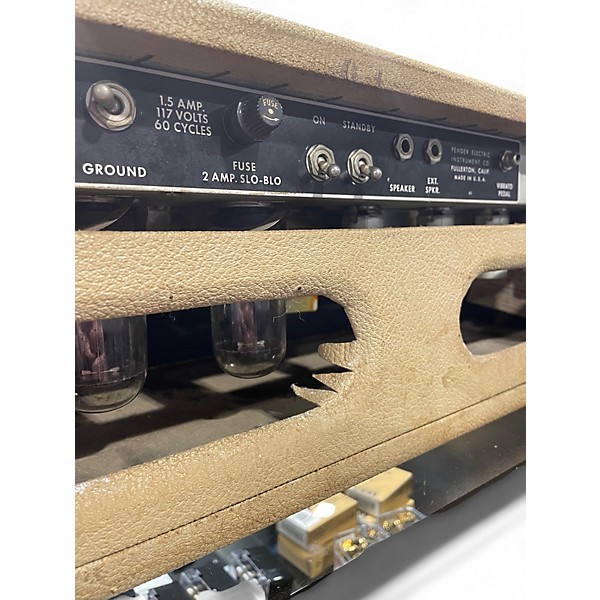 Vintage 1963 Fender Tremolux Tube Guitar Amp Head