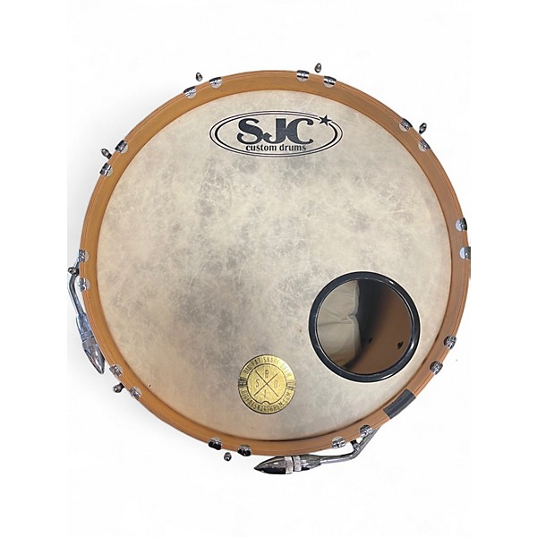 Used SJC Drums 4 Piece Custom Satin Gremlin Green Drum Kit