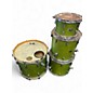 Used SJC Drums 4 Piece Custom Satin Gremlin Green Drum Kit