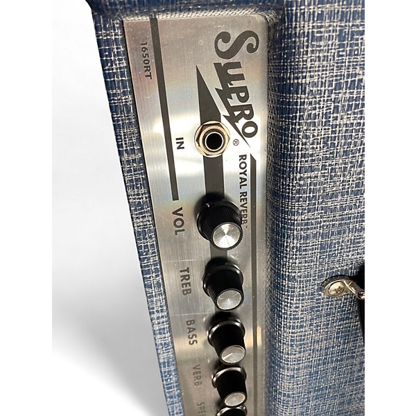 Used Supro 1650RT Royal Reverb 60/35W 2x10 Tube Guitar Combo Amp