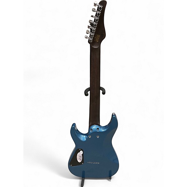 Used Schecter Guitar Research AM-7 COBALT SLATE Solid Body Electric Guitar
