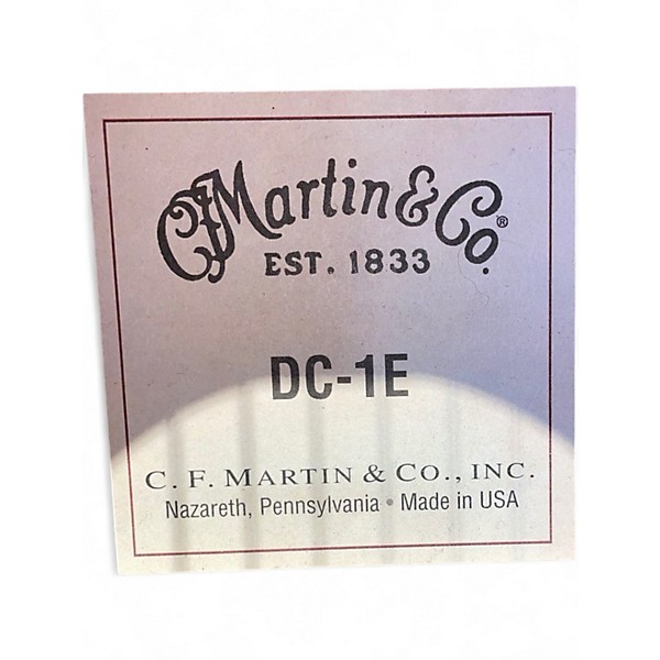 Used Martin DC-1E Natural Acoustic Electric Guitar