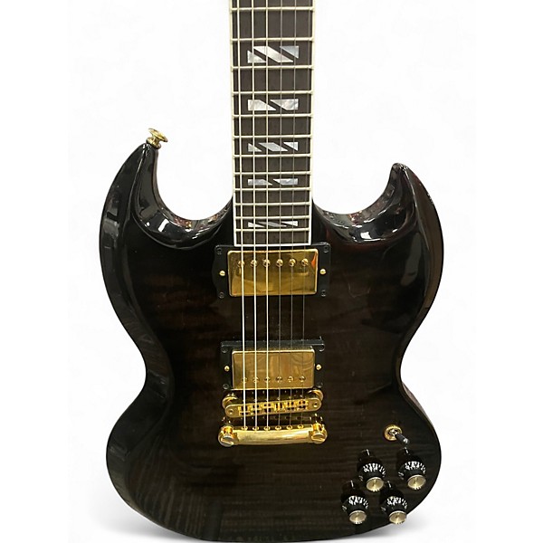 Used Gibson SG Supreme trans ebony Solid Body Electric Guitar