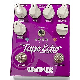 Used Wampler Faux Tape Echo Delay Effect Pedal