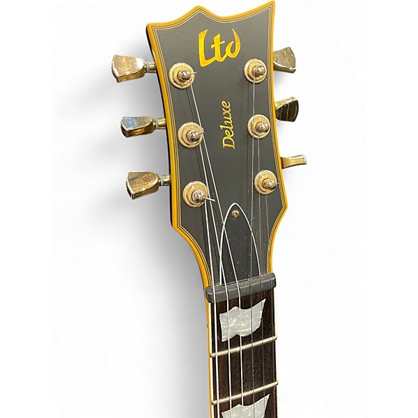 Used ESP LTD EC1000 Deluxe Black Solid Body Electric Guitar