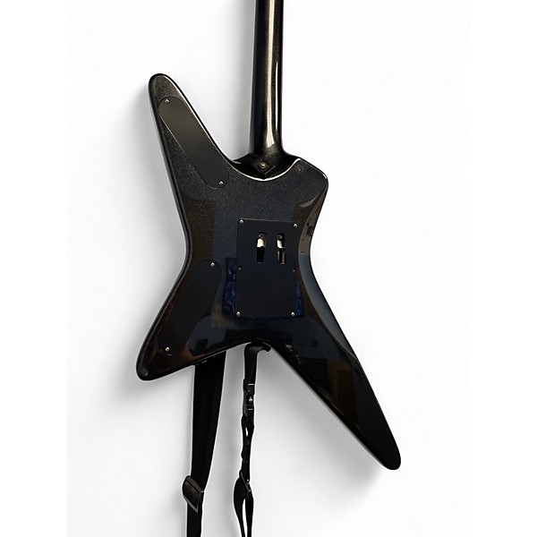 Used Kramer TRACII GUNS GUNS STARVOYAGER Metallic Black Solid Body Electric Guitar