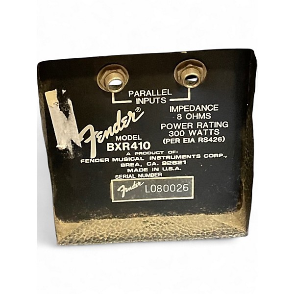 Used Fender BXR410 Bass Cabinet