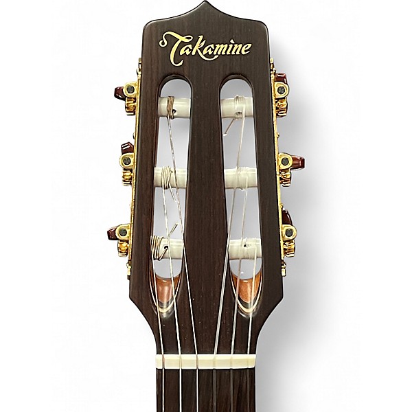 Used Takamine TSP148NC Natural Classical Acoustic Electric Guitar
