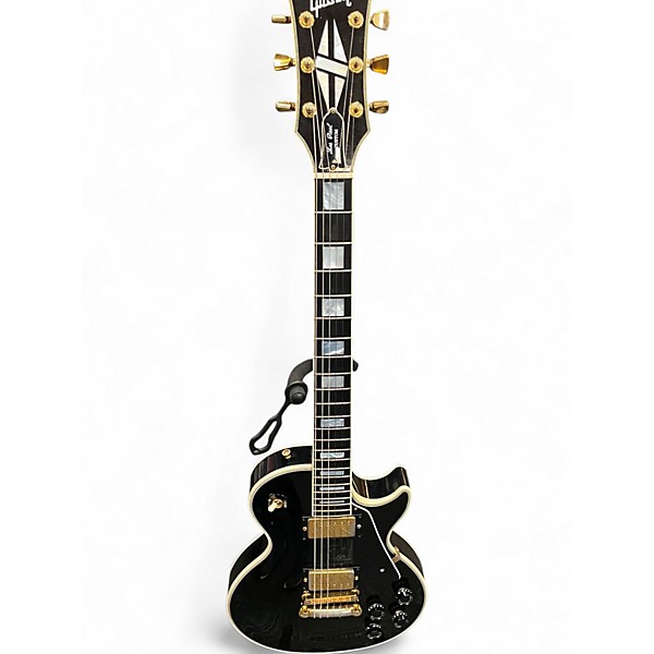 Vintage 1988 Gibson Les Paul Custom ebony Solid Body Electric Guitar