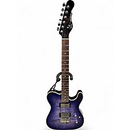 Used 2023 G&L Tribute ASAT Deluxe Bright Blue Burst Solid Body Electric Guitar