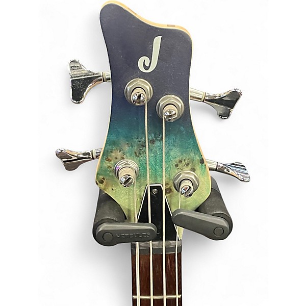 Used Jackson SBP IV  CARIBEAN BLUE Electric Bass Guitar