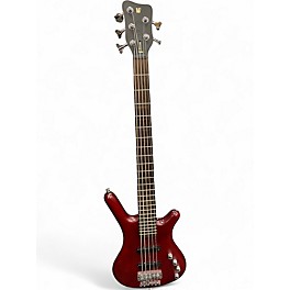 Used Warwick ROCKBASS CORVETTE Red Electric Bass Guitar