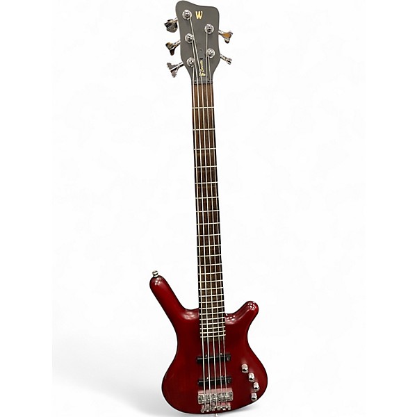 Used Warwick ROCKBASS CORVETTE Red Electric Bass Guitar Red