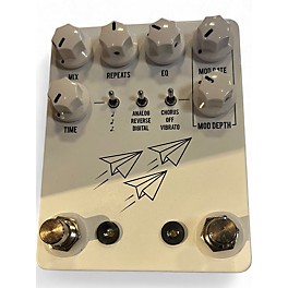 Used JHS Pedals FLIGHT DELAY WHITE Effect Pedal