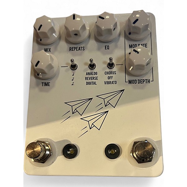 Used JHS Pedals FLIGHT DELAY WHITE Effect Pedal