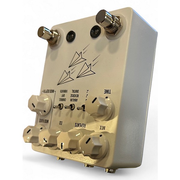 Used JHS Pedals FLIGHT DELAY WHITE Effect Pedal