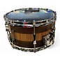 Used Pork Pie 13in Exotic Rosewood Zebrawood Snare Drum ZEBRAWOOD Drum
