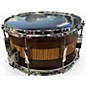 Used Pork Pie 13in Exotic Rosewood Zebrawood Snare Drum ZEBRAWOOD Drum