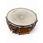 Used Tlc Drums 6.5in 14 x 6.5 8 Ply Cherry Snare Brown Drum