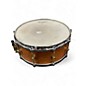 Used Tlc Drums 6.5in 14 x 6.5 8 Ply Cherry Snare Brown Drum