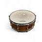 Used Tlc Drums 6.5in 14 x 6.5 8 Ply Cherry Snare Brown Drum